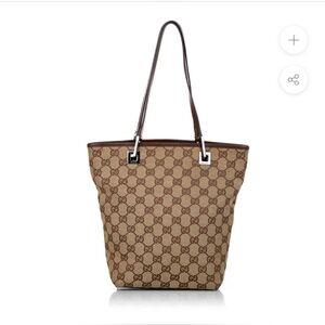 Gucci GG Canvas Shoulder Tote Bag